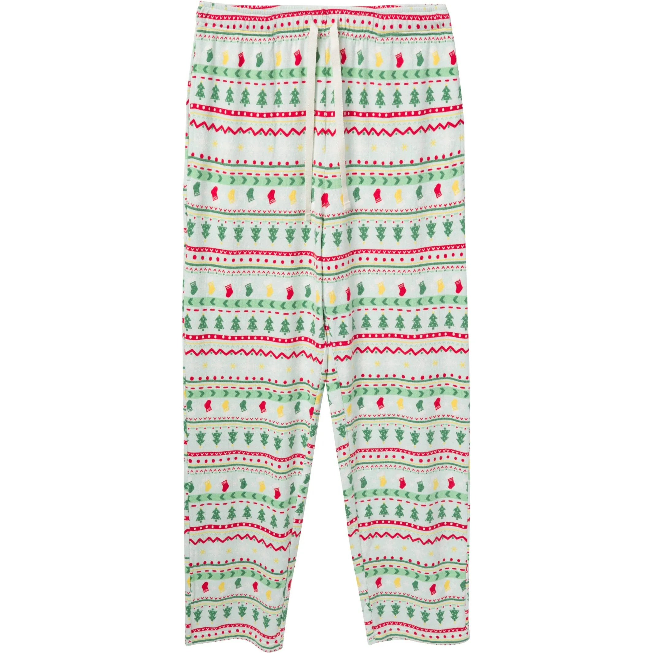 2-Piece Men's Oh What Fun Fair Isle Hacci Pajama Set