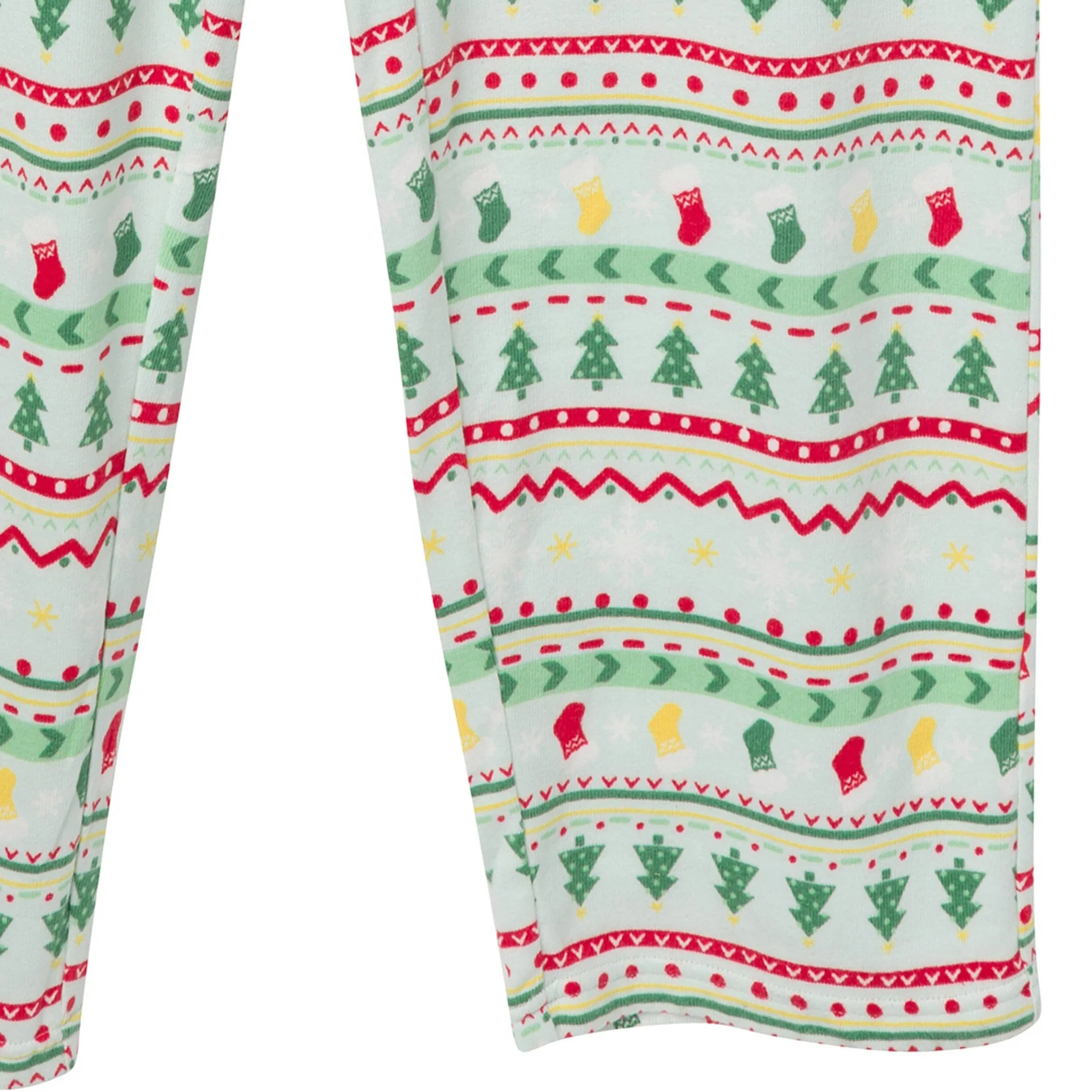 2-Piece Men's Oh What Fun Fair Isle Hacci Pajama Set