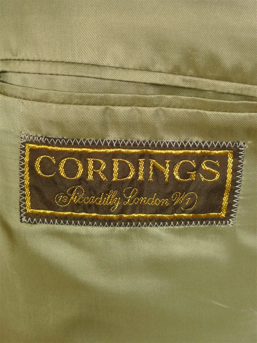 24/0993 cordings of piccadilly 100% linen gun check sports jacket blazer 44 regular