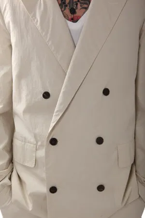 3.1 Phillip Beige Lim Double Breasted Blazer