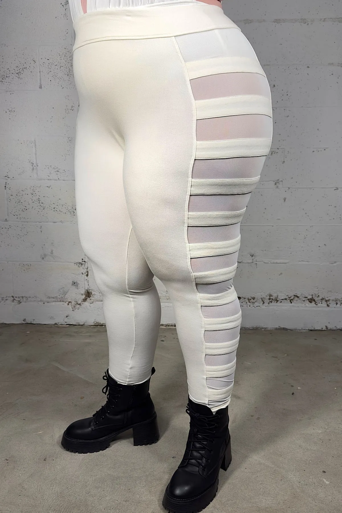 5D x Stellar Dust Alrai Leggings - bamboo/mesh