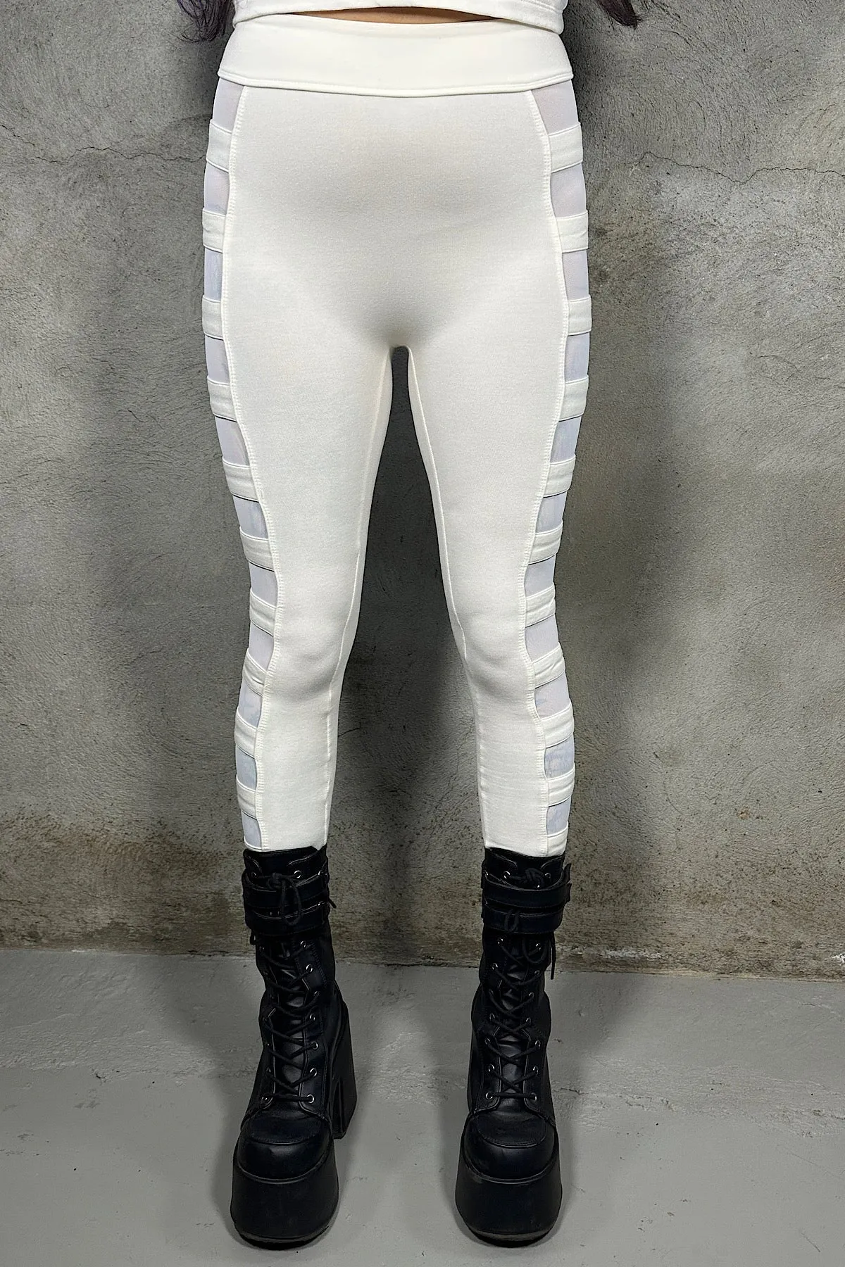 5D x Stellar Dust Alrai Leggings - bamboo/mesh