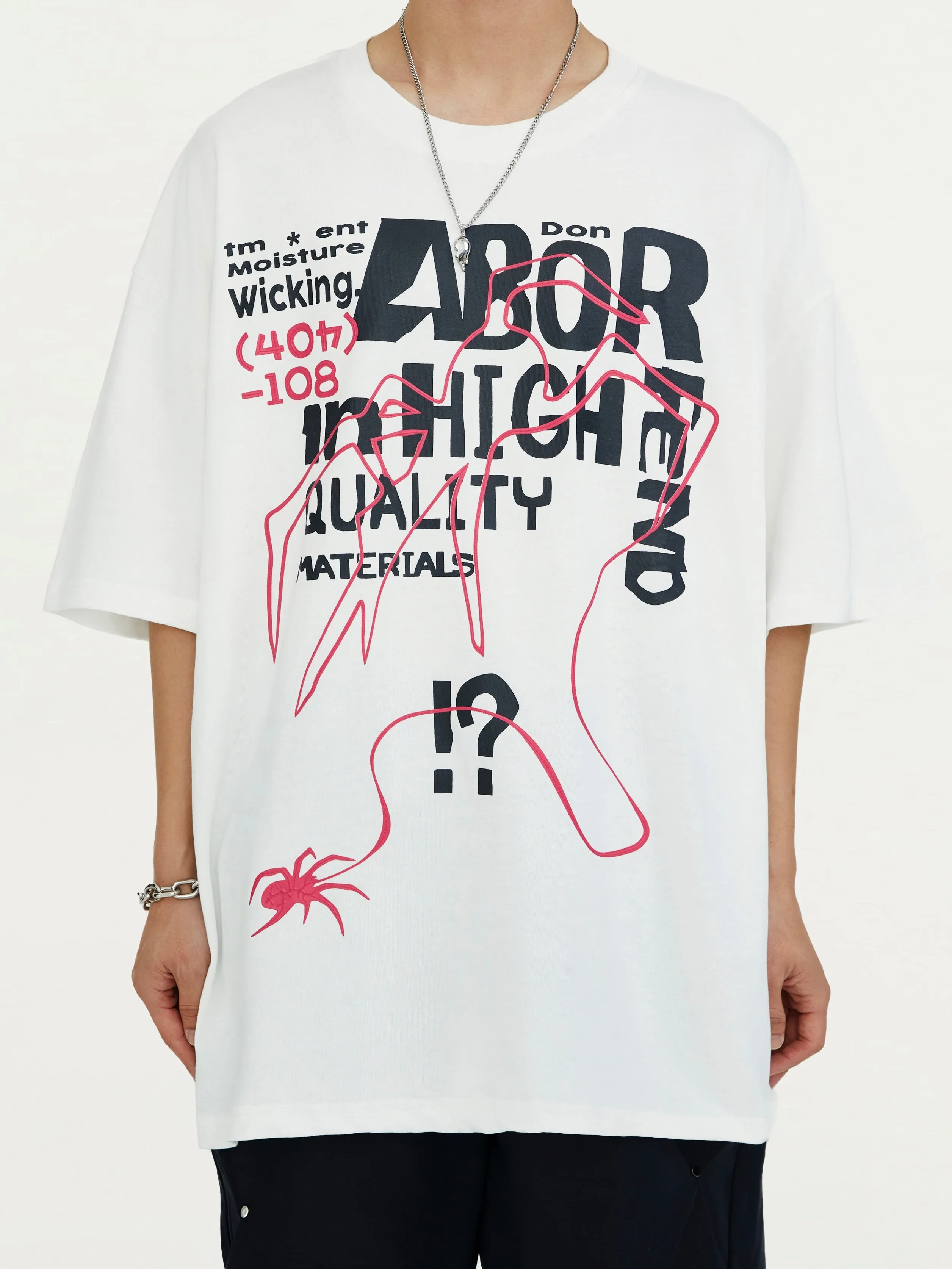 Abortend | Retro Pure Cotton Graphic T-Shirt