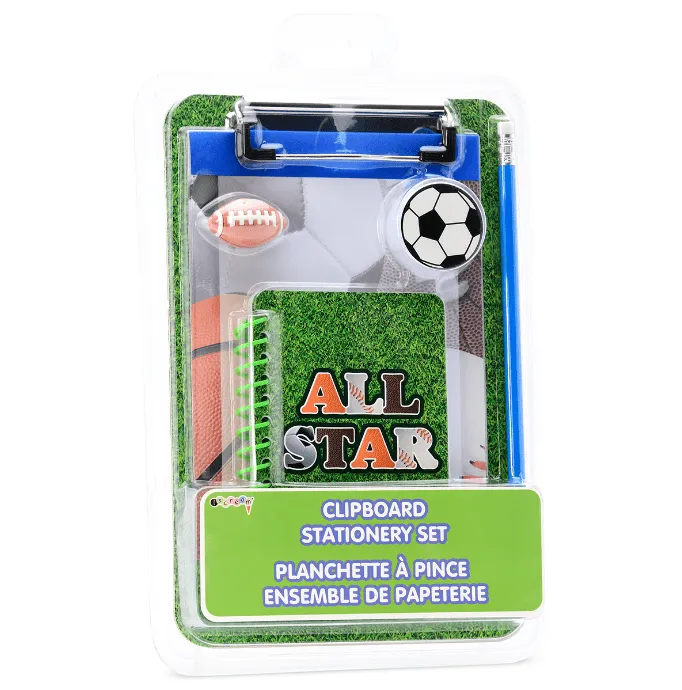 All Star Clipboard Stationery Set