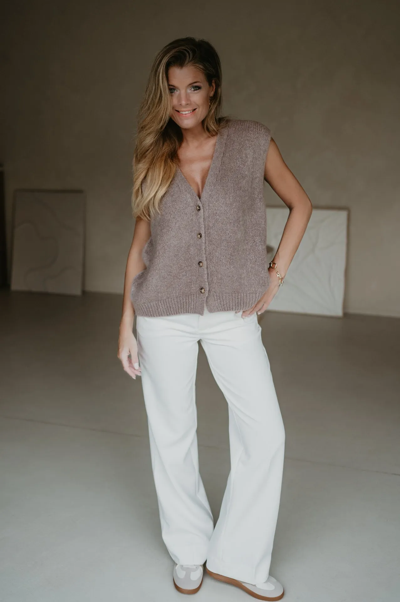 Almeno gilet I Taupe