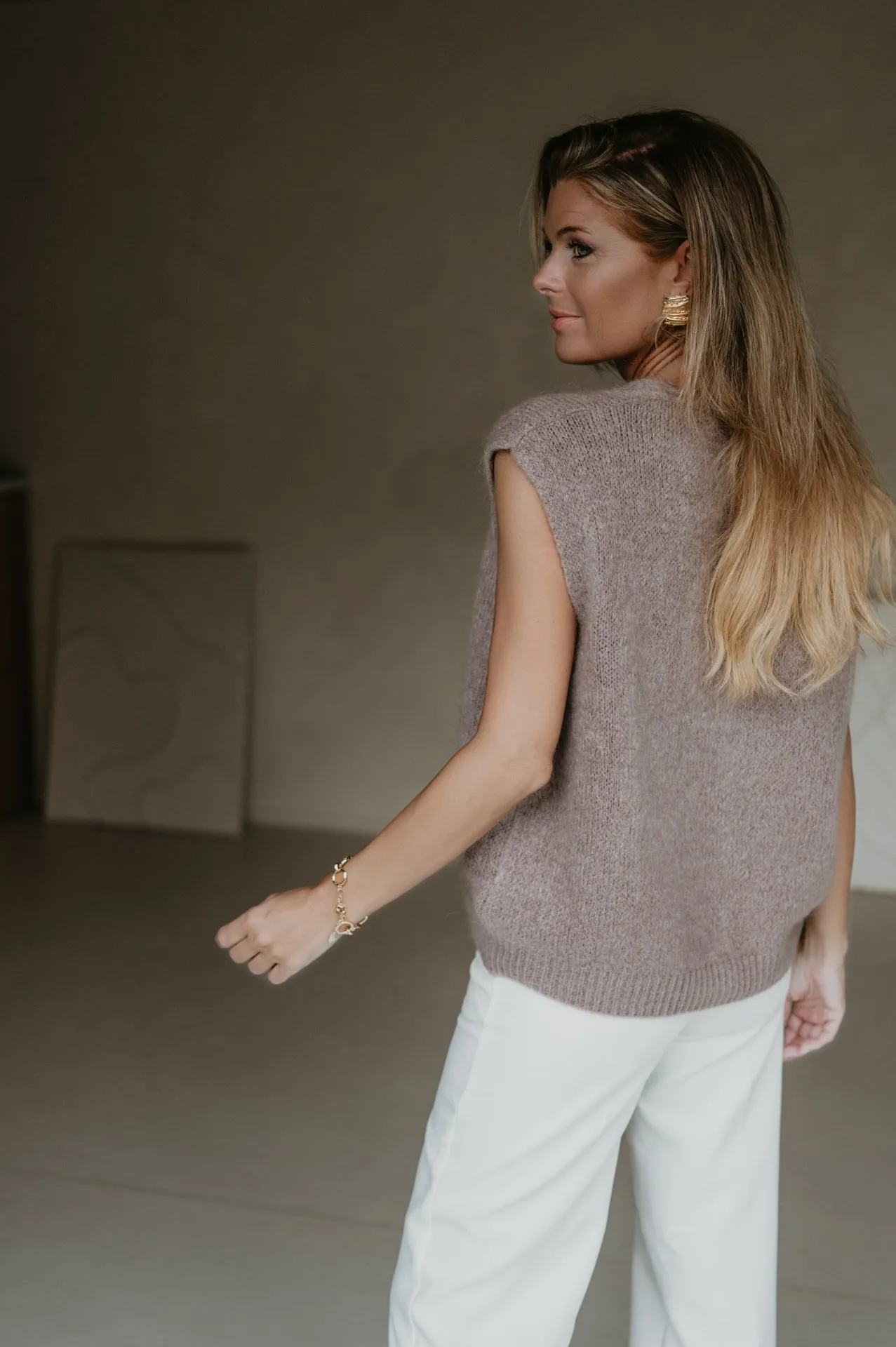 Almeno gilet I Taupe