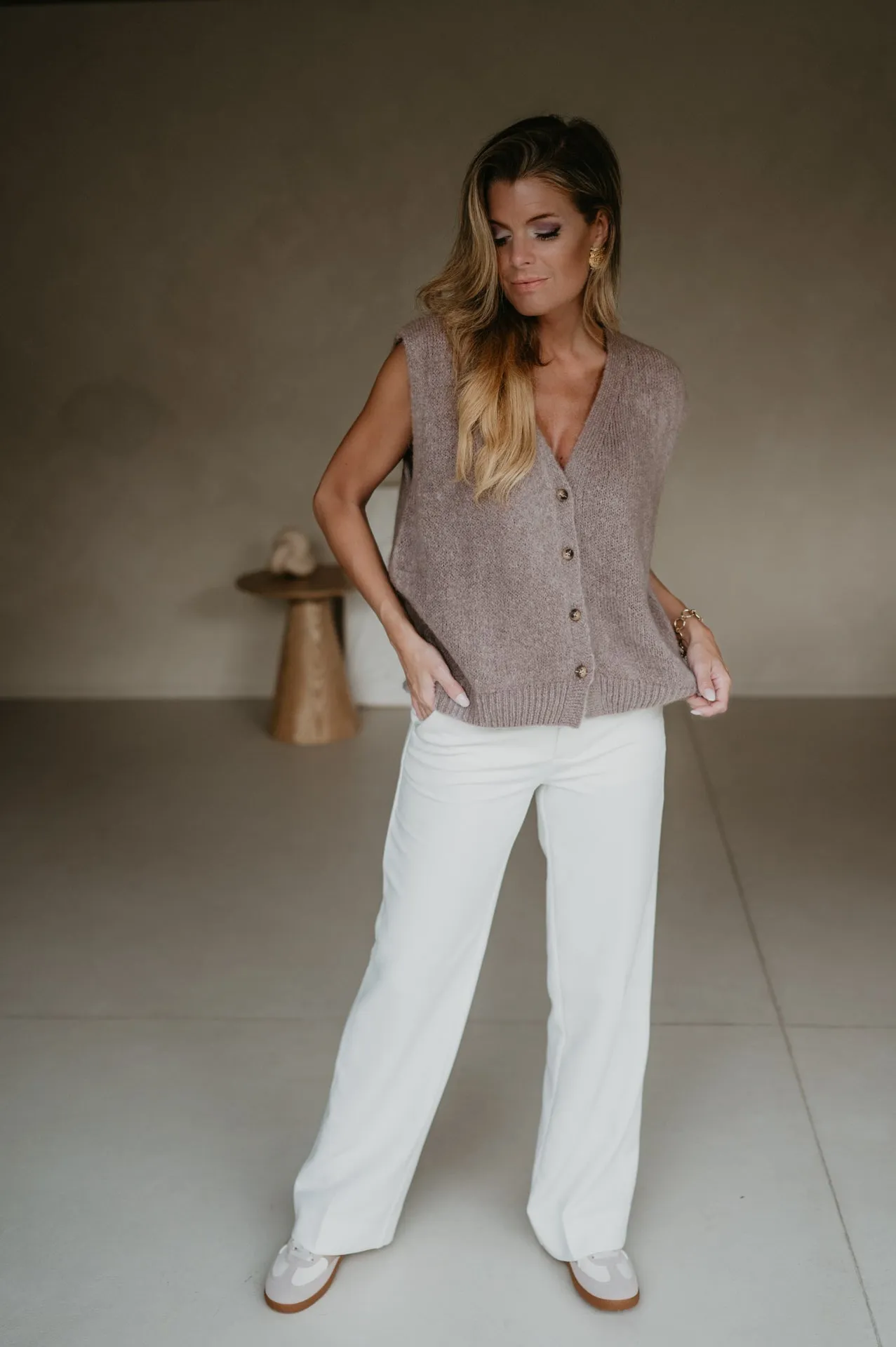 Almeno gilet I Taupe