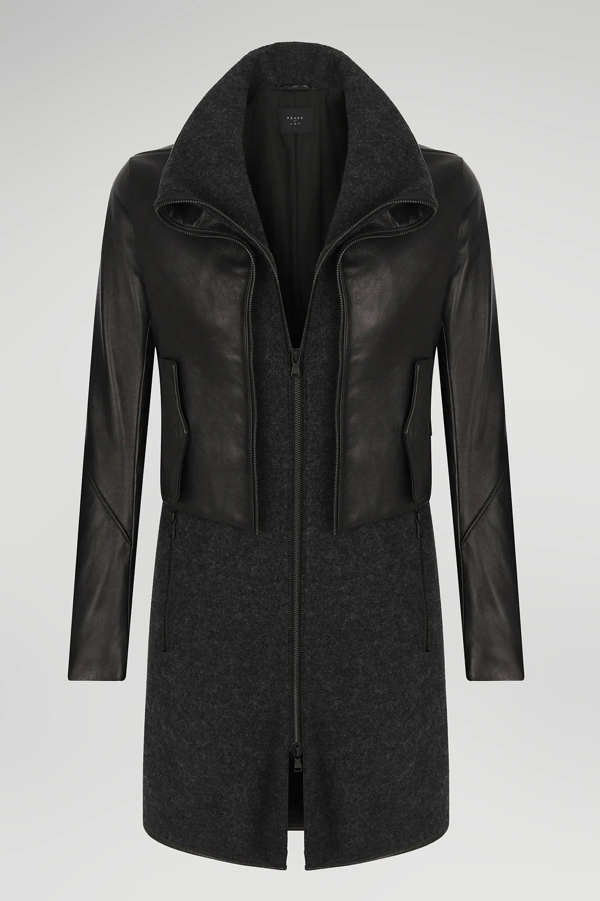 Anthracite Wool Coat