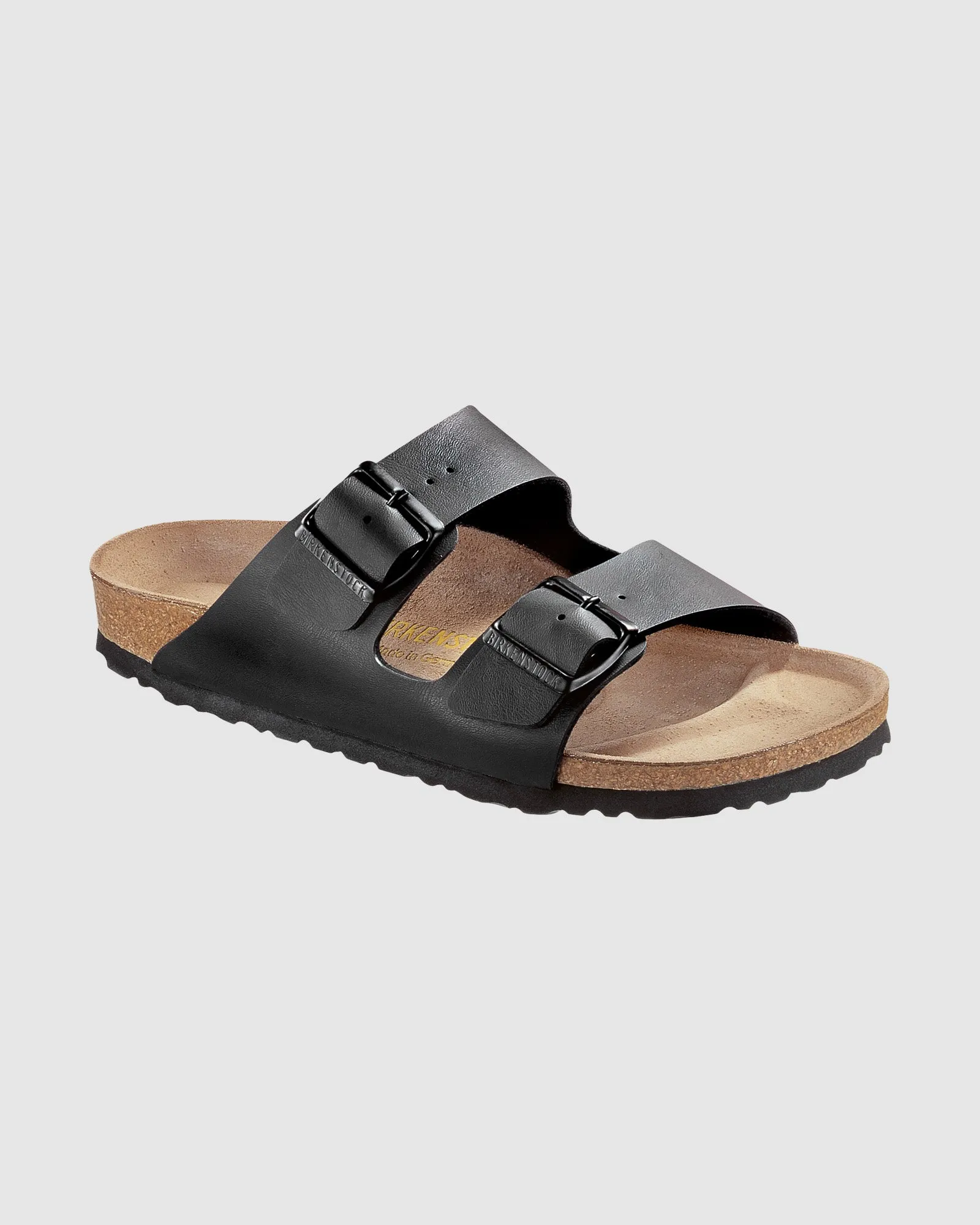 ARIZONA BIRKO FLOR BLACK NARROW SANDALS