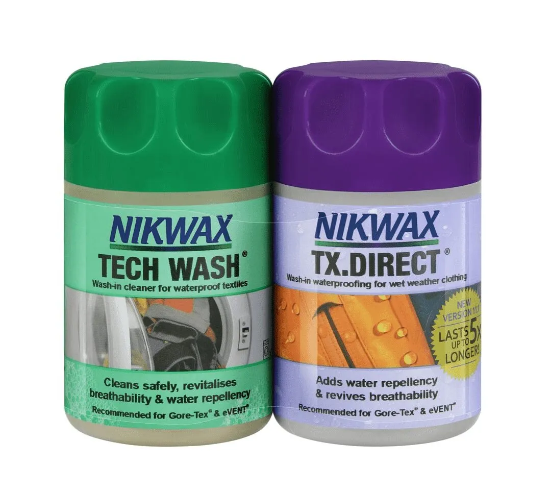 AT018 Nikwax Cleaning And Waterproofing Kit 100ml