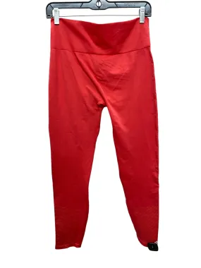 Athletic Leggings By Adidas In Red, Size: Xl