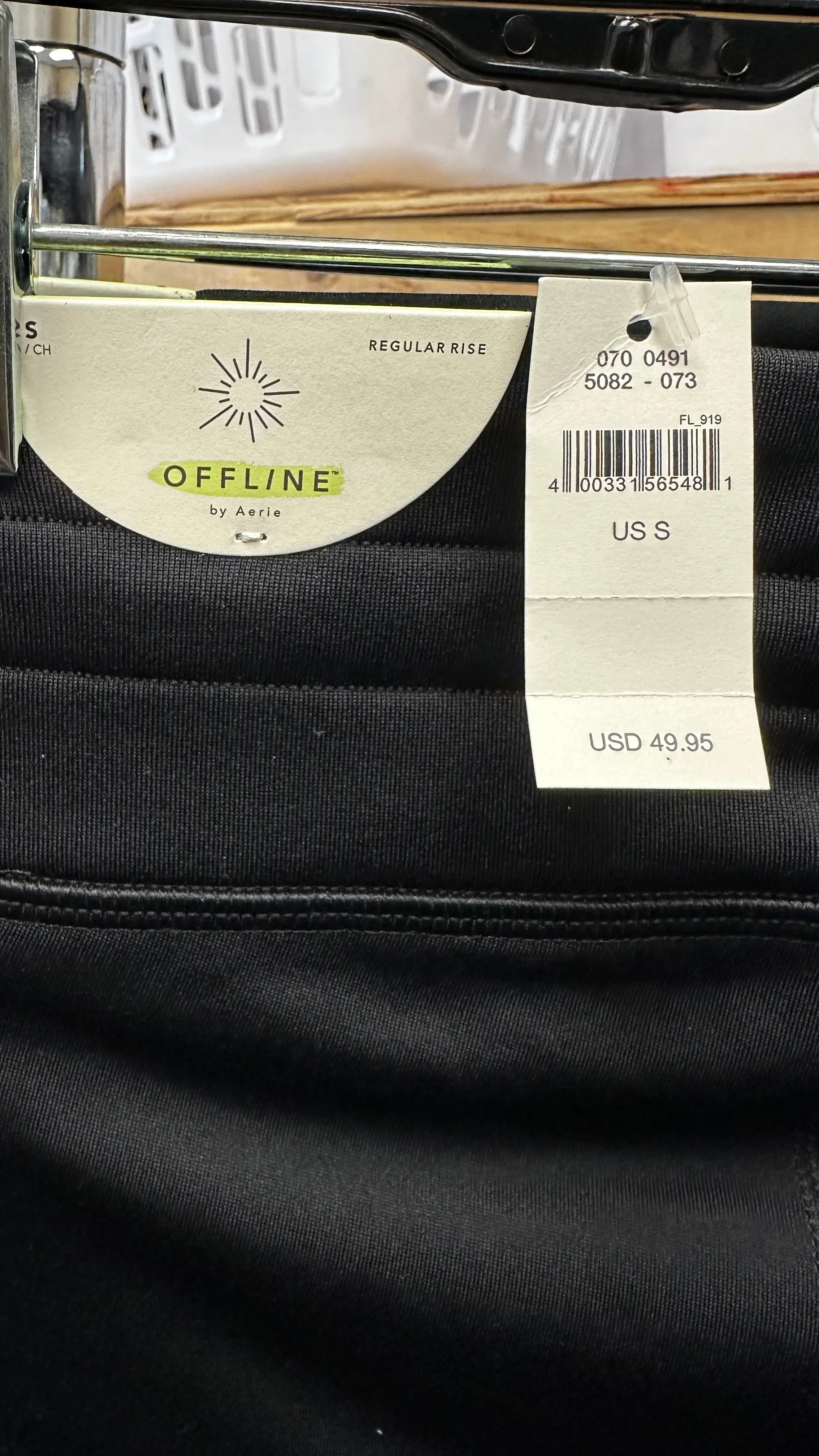 Athletic Leggings By Aerie In Black, Size: S