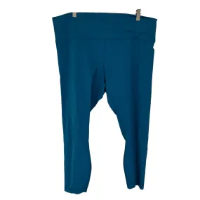 Athletic Leggings By Lululemon In Blue, Size: 20