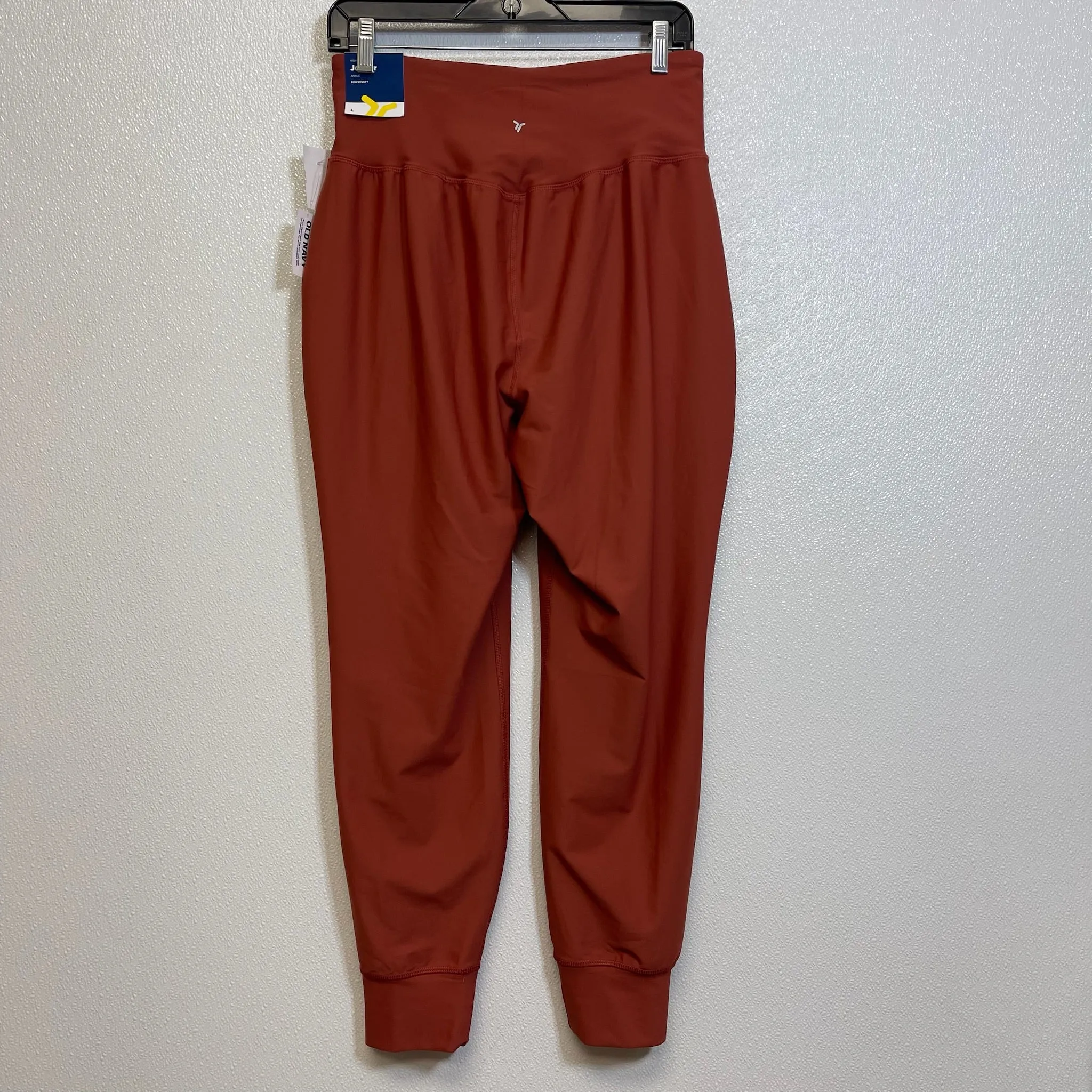 Athletic Leggings By Old Navy O In Terracotta, Size: L