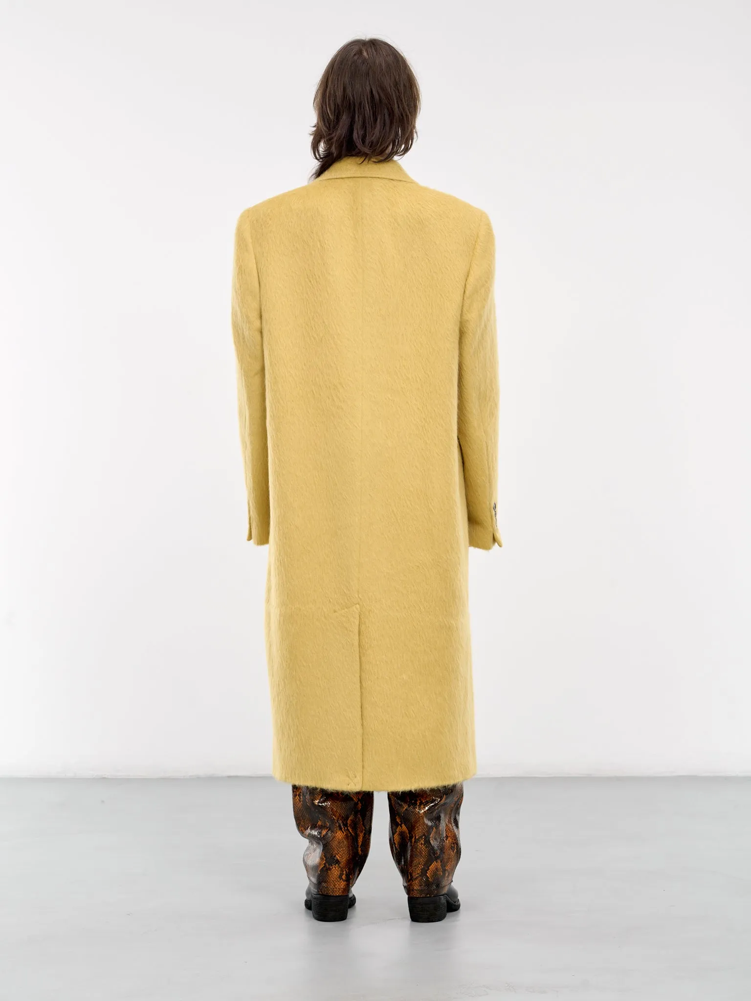 Atlas Furry Long Coat (ATLAS-M24W134-YELLOW)