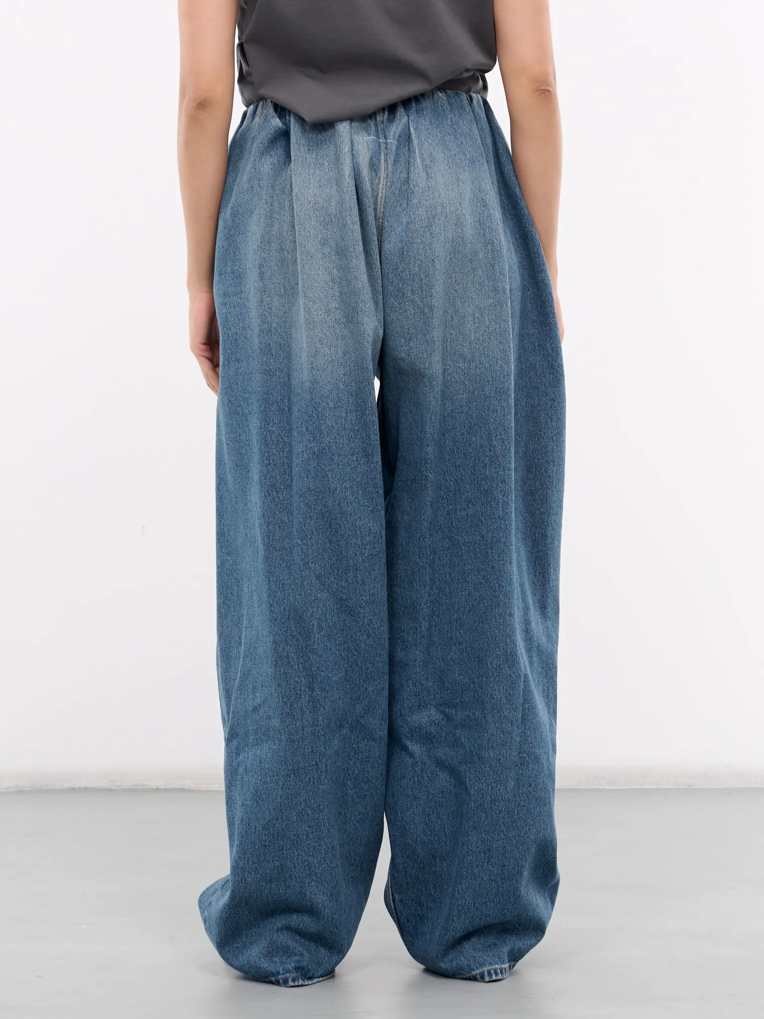 Baggy Denim Trousers (S52KA0514-S30589-980-BLUE)