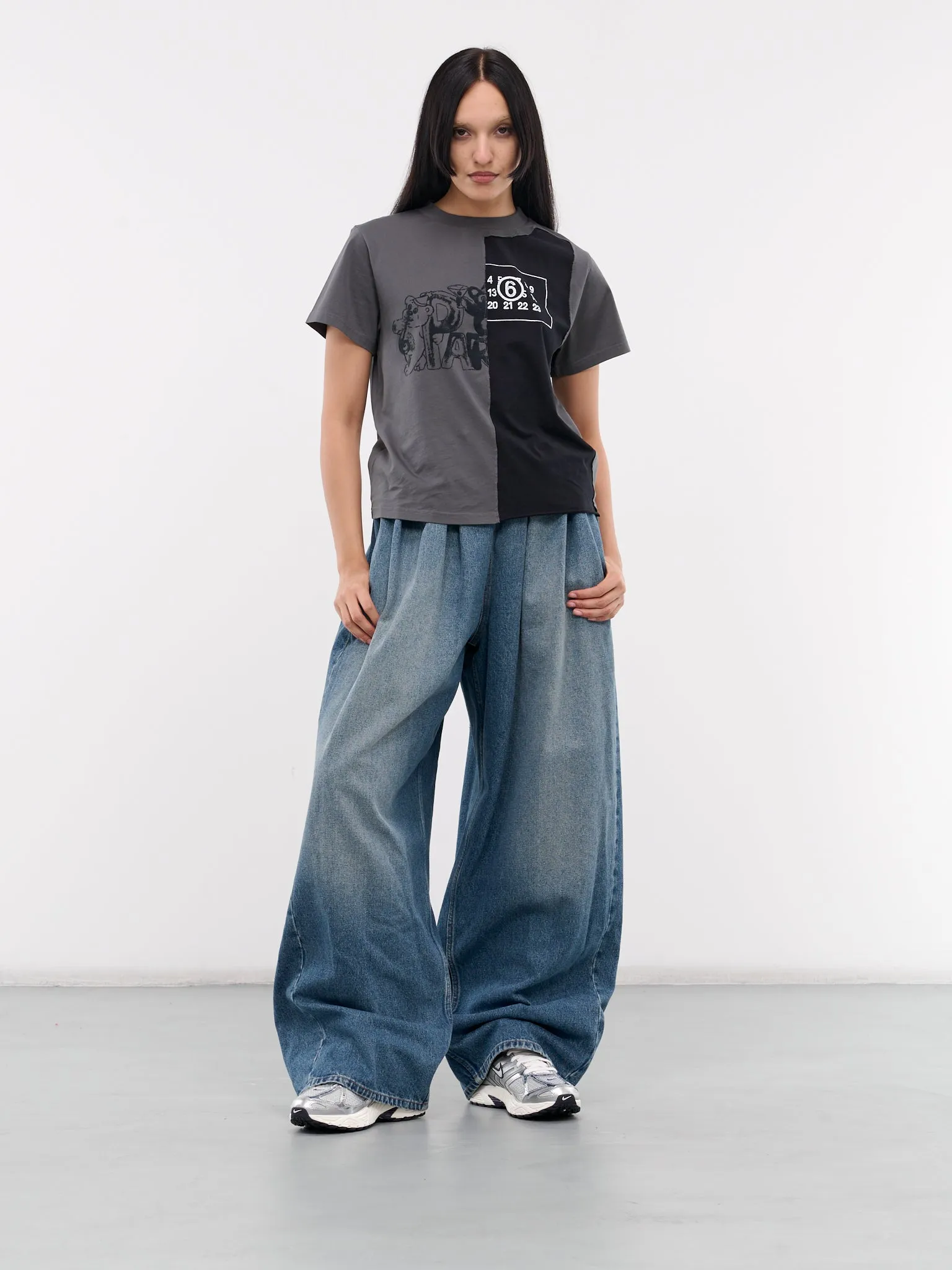 Baggy Denim Trousers (S52KA0514-S30589-980-BLUE)