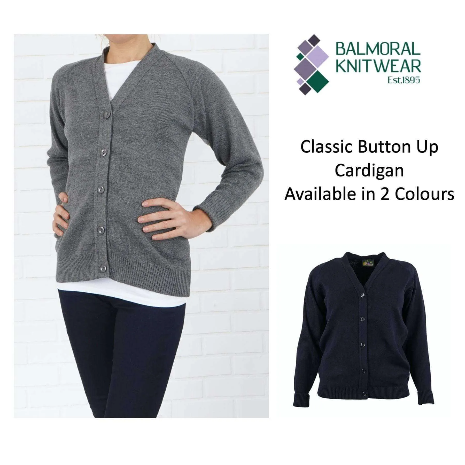 Balmoral V-Neck Raglan Soft Touch Cardigan