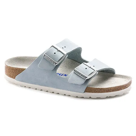 BIRKENSTOCK ARIZONA SF NUBUCK SKY - WOMENS