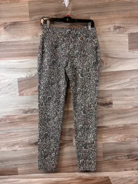 Black & Tan Pants Leggings Michael By Michael Kors, Size S