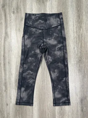 Black Athletic Leggings Capris Athleta, Size S