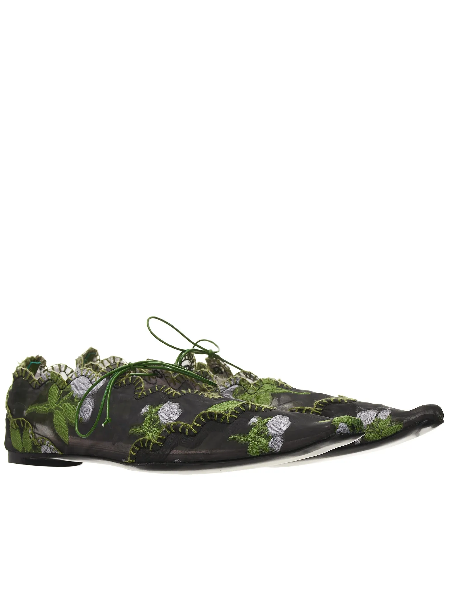 Black Floral Mary Janes (00FF01JK-BLACK-FLORAL)