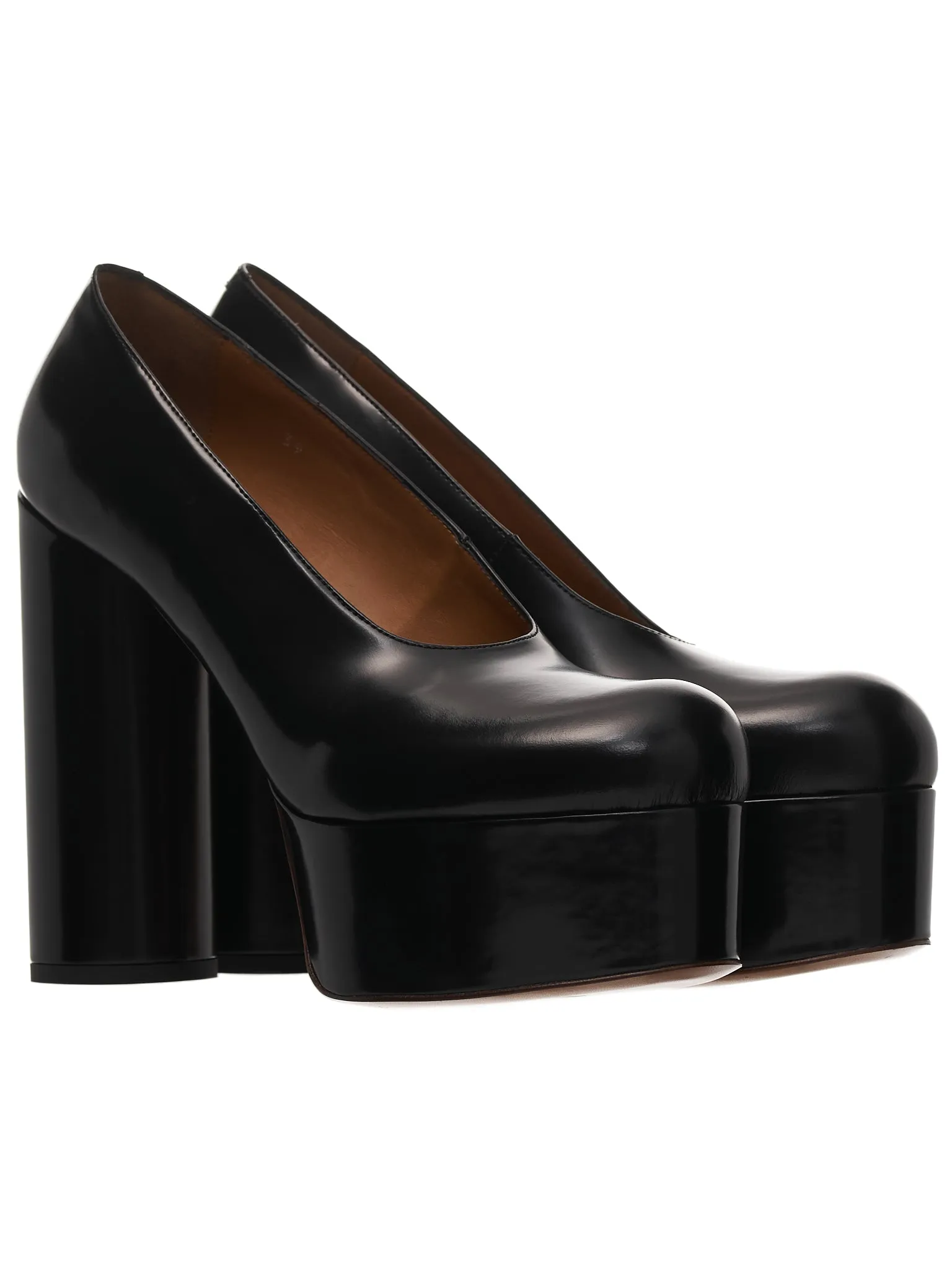 Blackout Platform Pumps (WE52HE800B-BLACK)