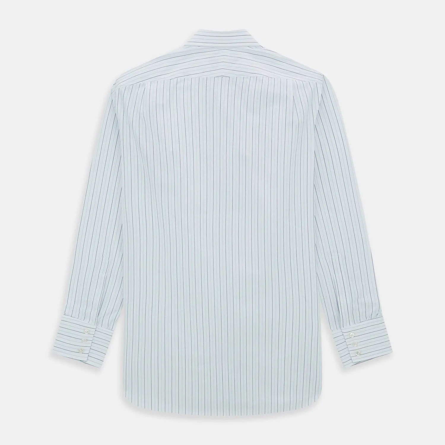 Blue Wide Pinstripe Mayfair Shirt