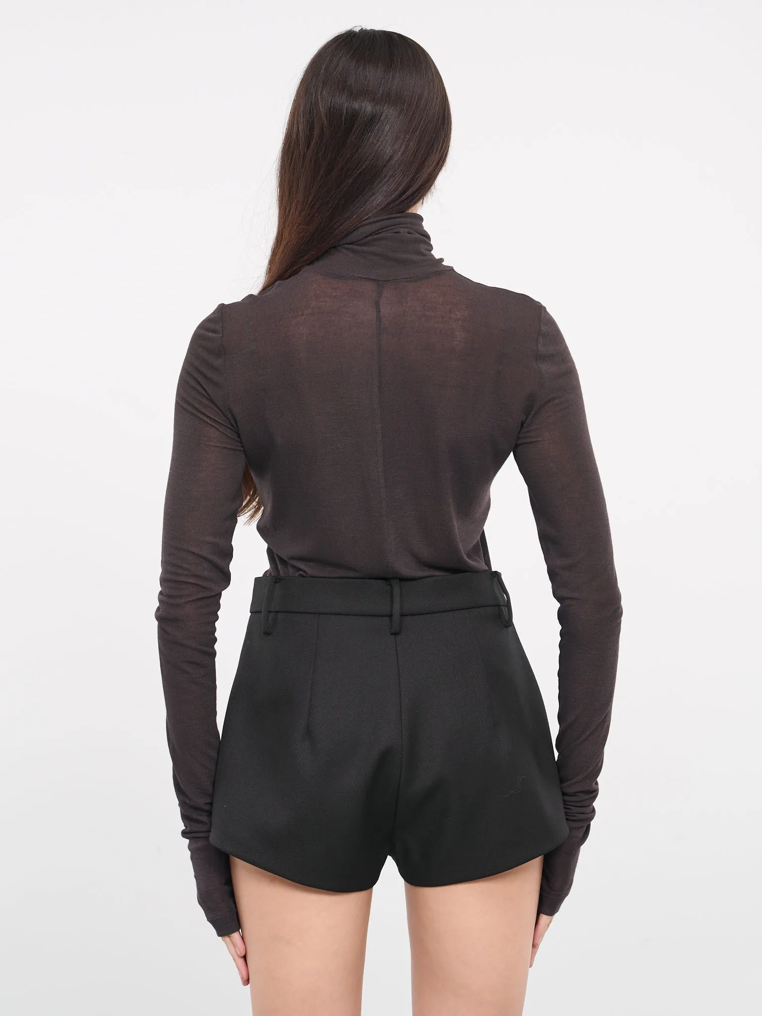 Bodycon Turtleneck (023-W-5-09-CHOCOLATE)