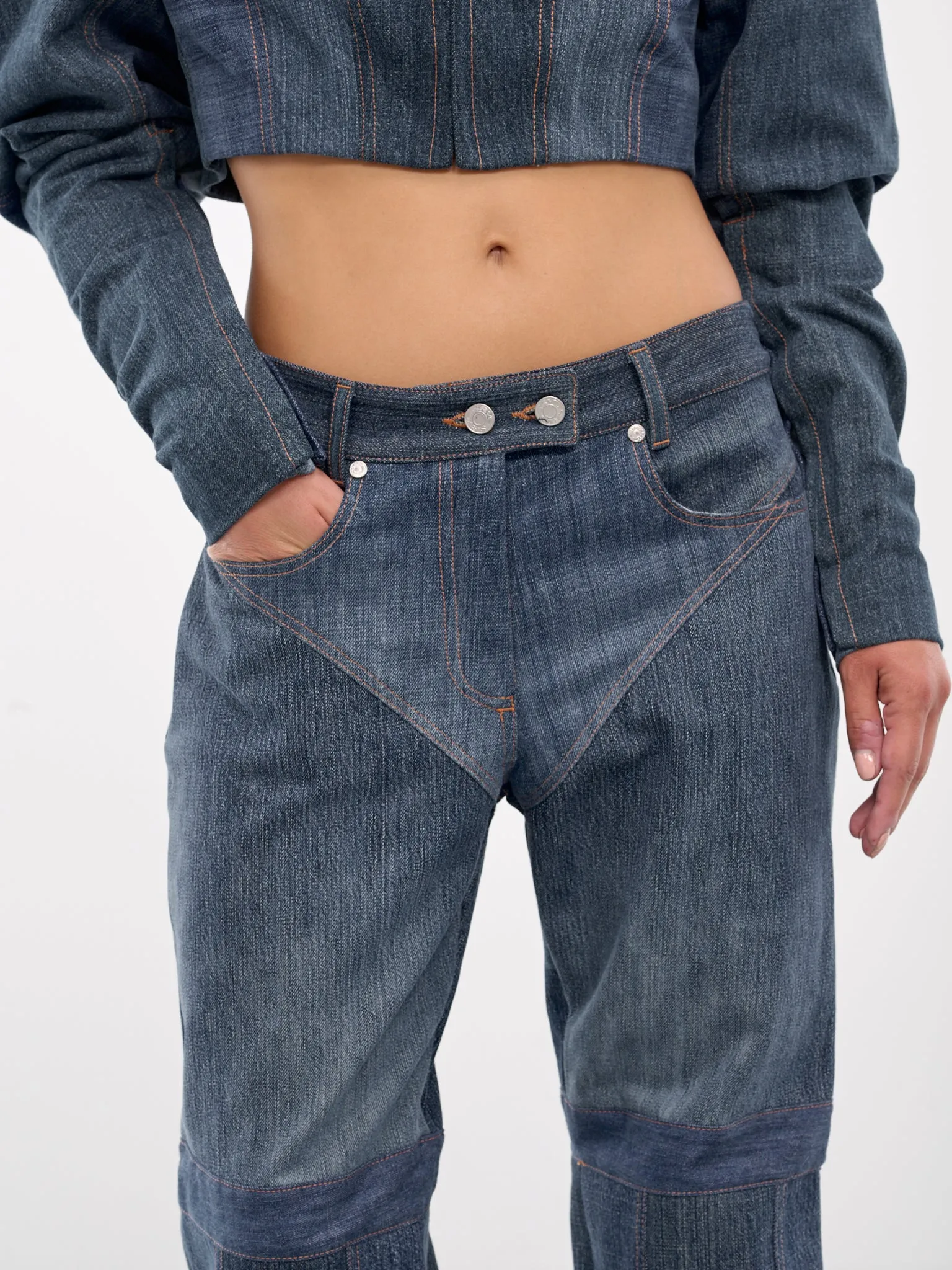 Bourbon Denim Jeans (777-299-DARK-DENIM-BLUES)