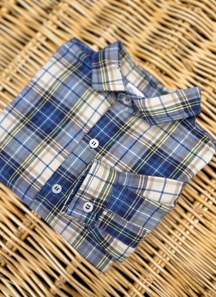 Boy Shirt Long Sleeve - Flannel