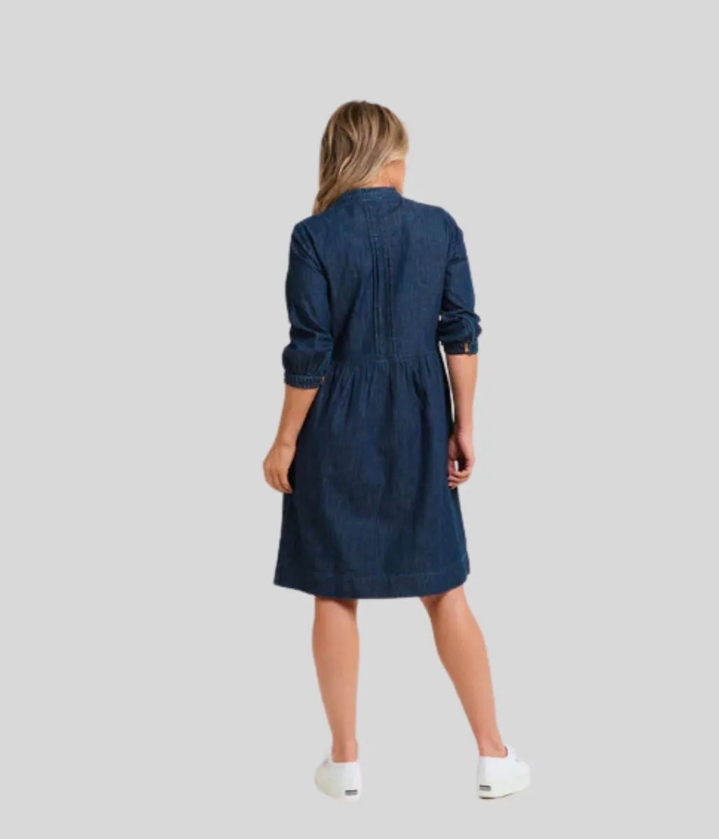 Brakeburn Cora Denim Dress - Size 14