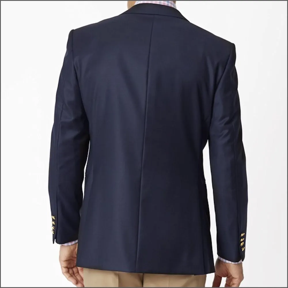 Brook Taverner Otley Classic Fit Navy Wool Blazer>