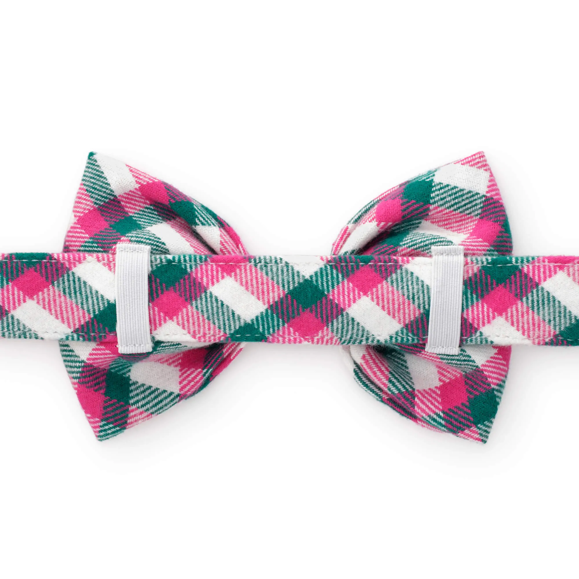 Callie Plaid Flannel Dog Bow Tie