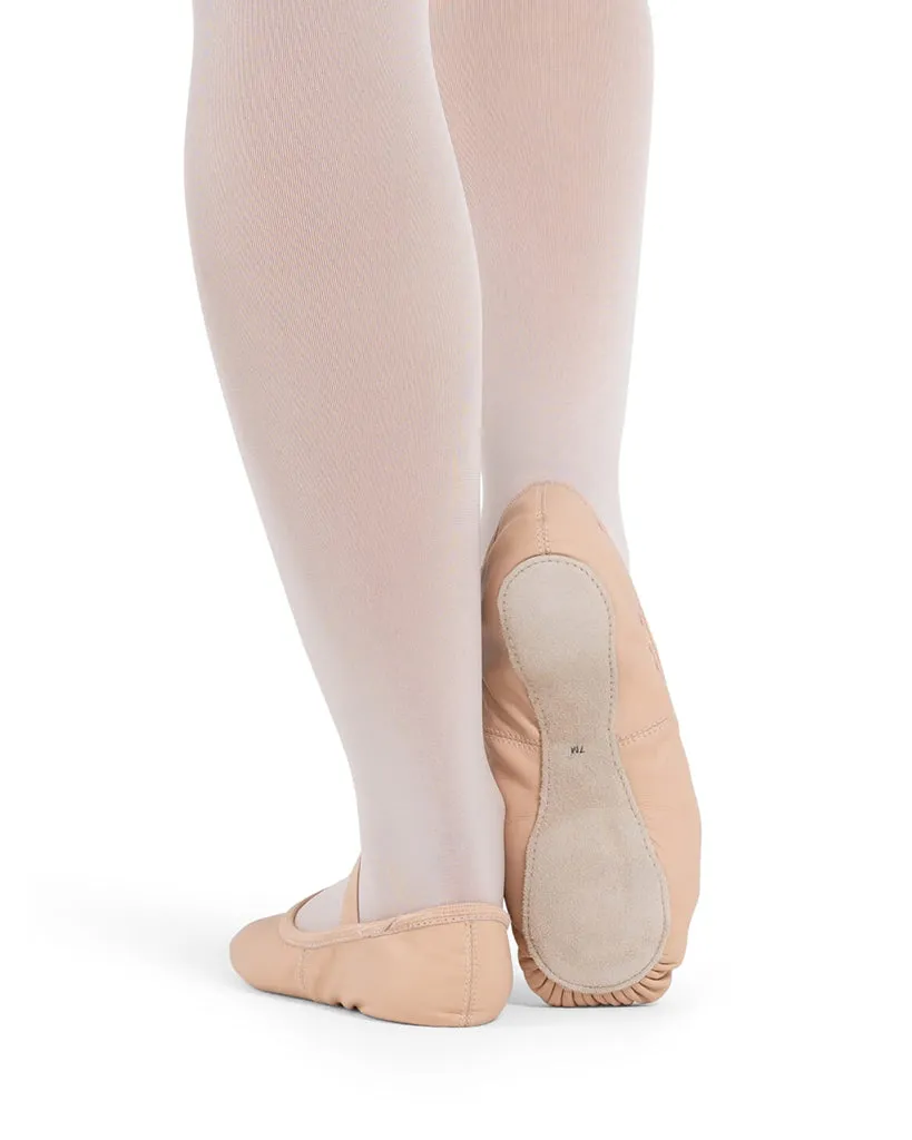 Capezio Luna No Drawstring Leather Full Sole Ballet Slippers - V100W Womens/Mens