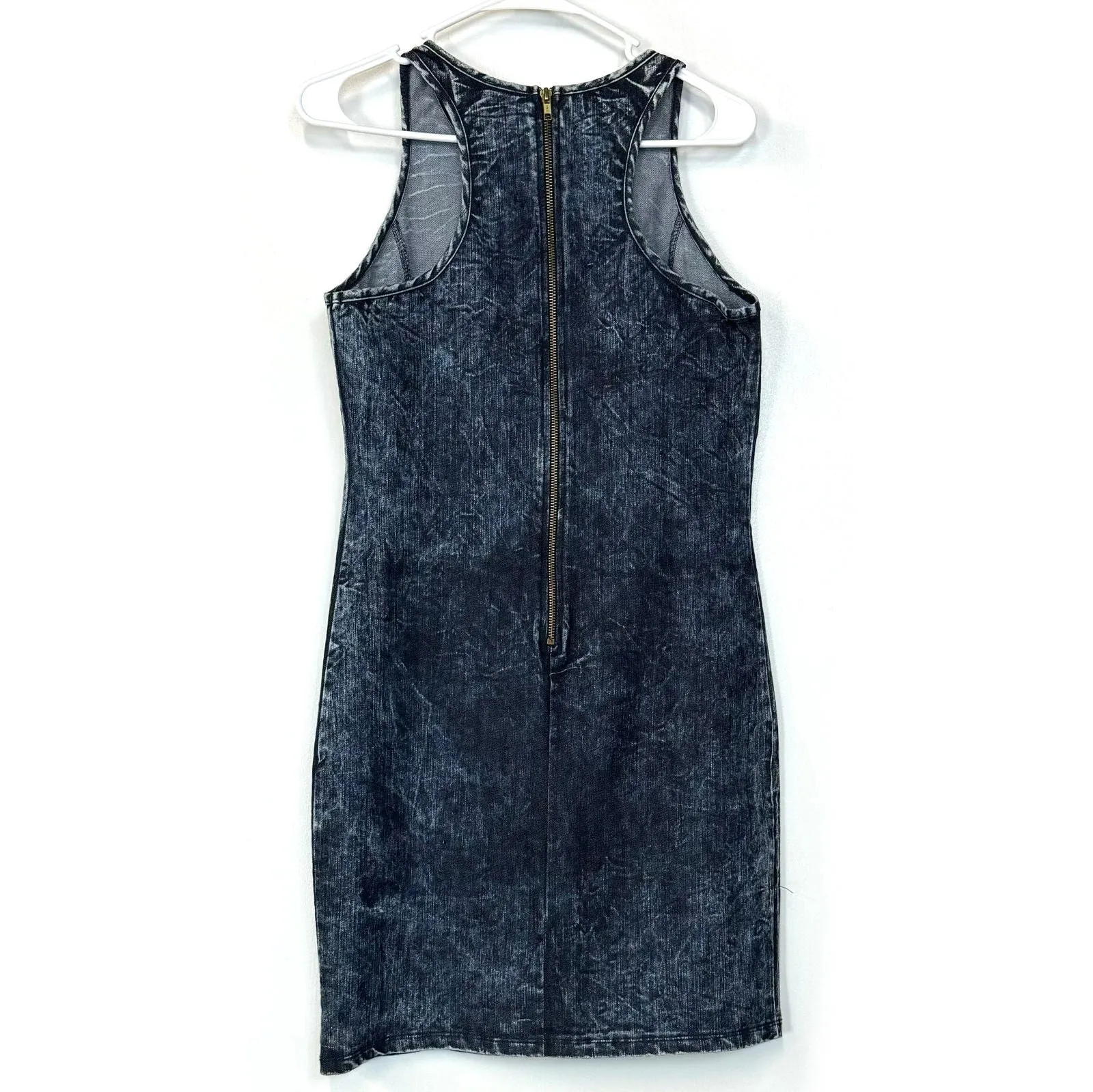 Cemi Ceri | Womens Denim Party Dress | Color: Blue | Size: L | Pre-Owned