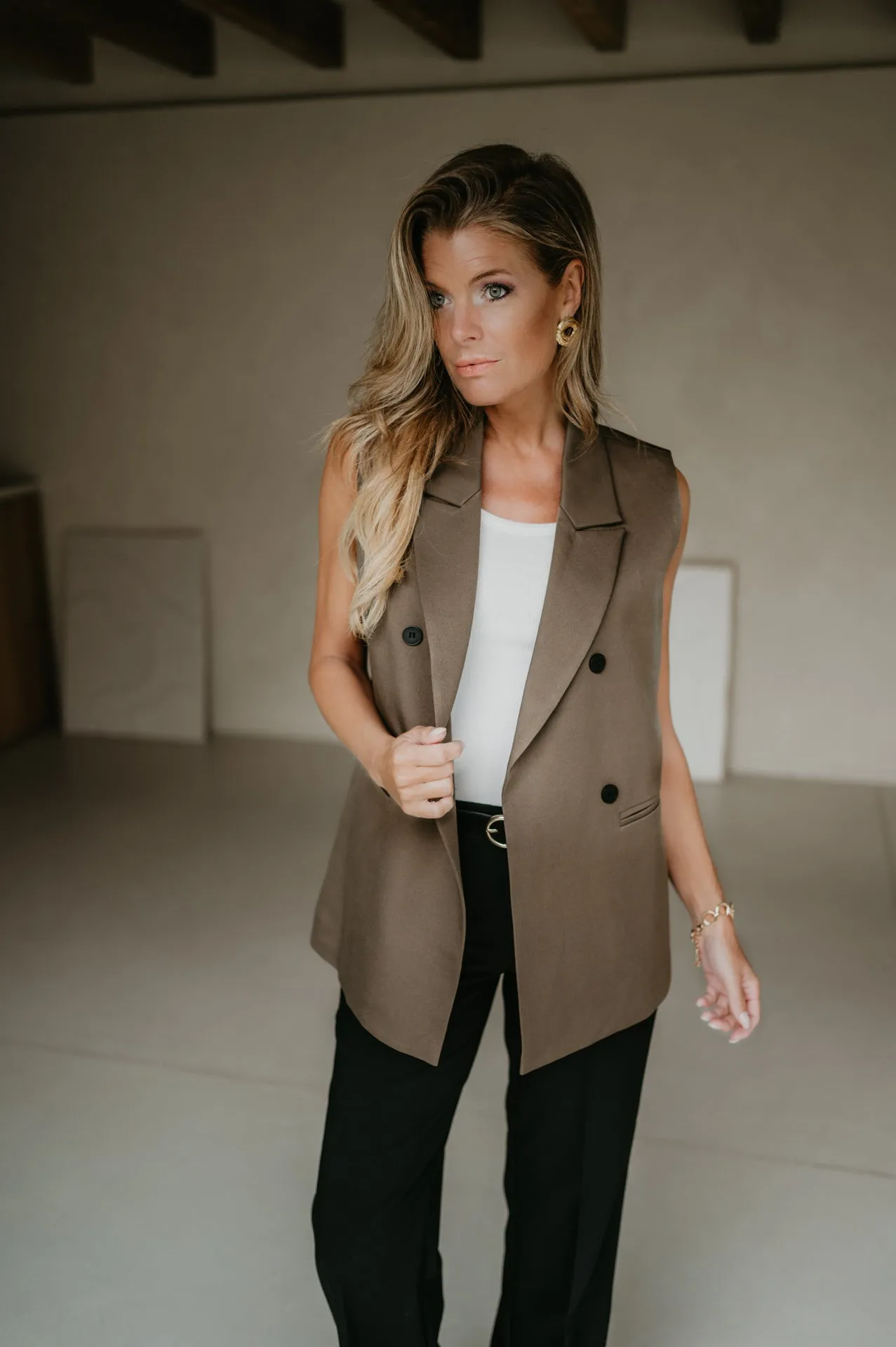 Cercare blazer I Khaki