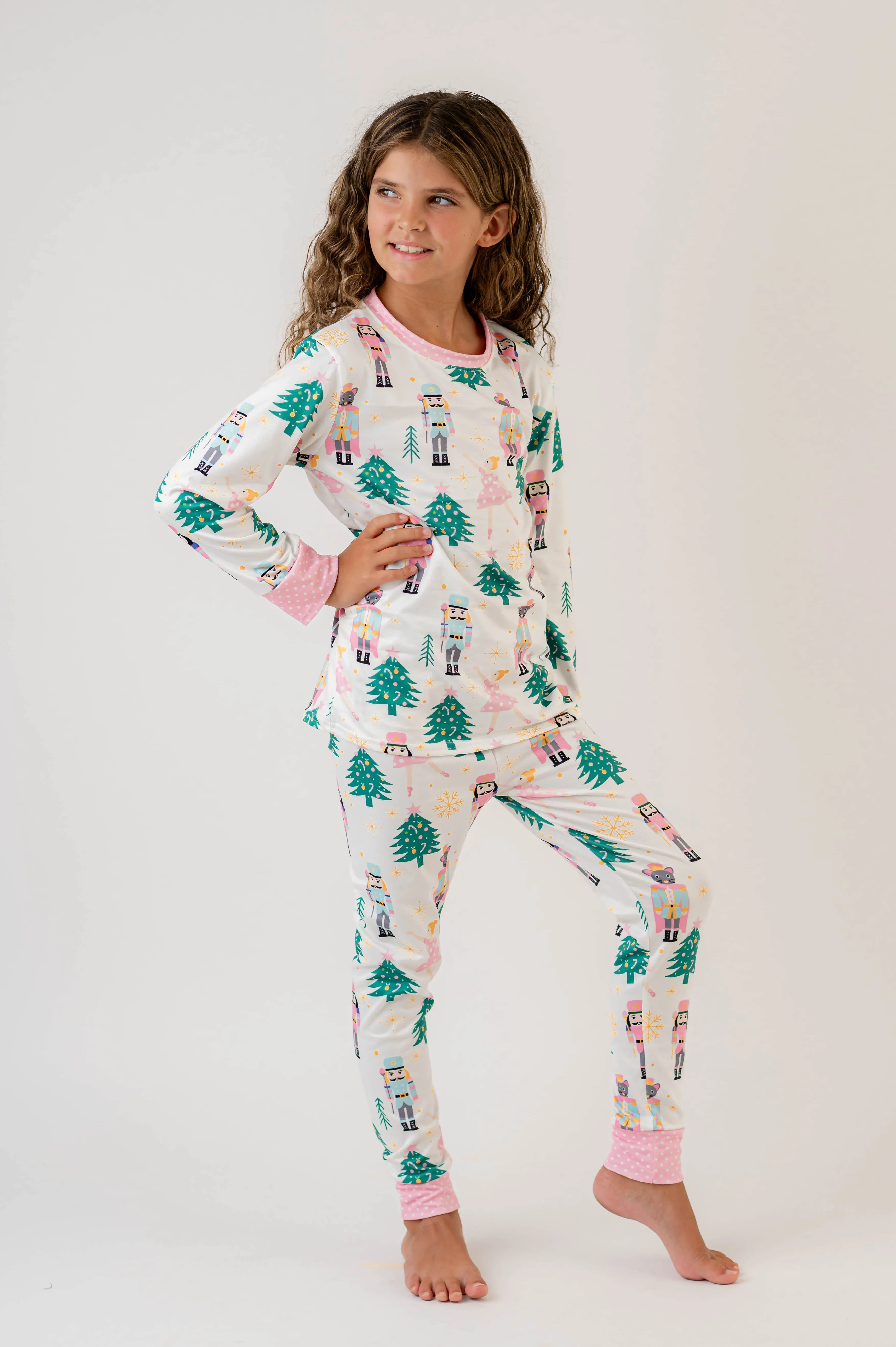 CHRISTMAS BALLERINA NUTCRACKER PAJAMAS