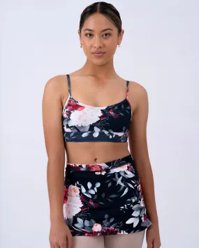 Claudia Dean World Cindy Crop Top - Womens - Mistletoe Print