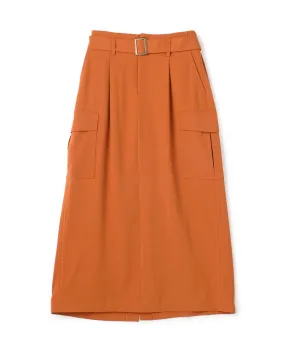 Col Cargo Belted Pencil Skirt