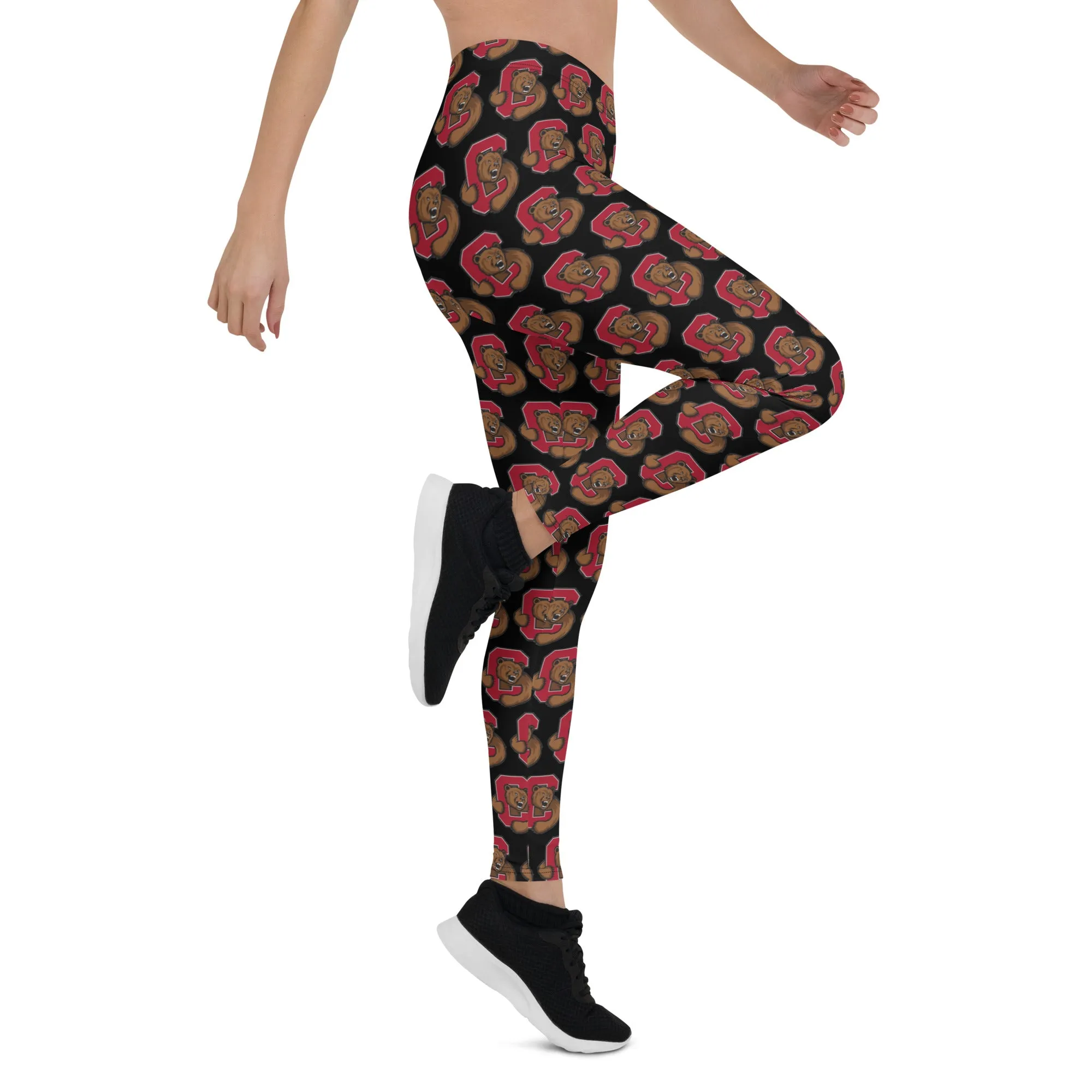 Cornell Black Tailgate Leggings