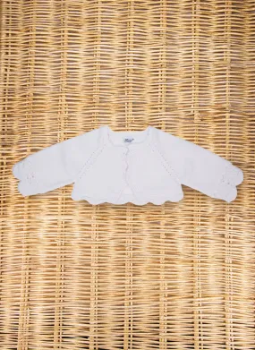 Cropped Cardigan Pure Cotton