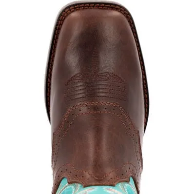 DurangoÂ Westwardâ Womens Hickory Turquoise Western Boot