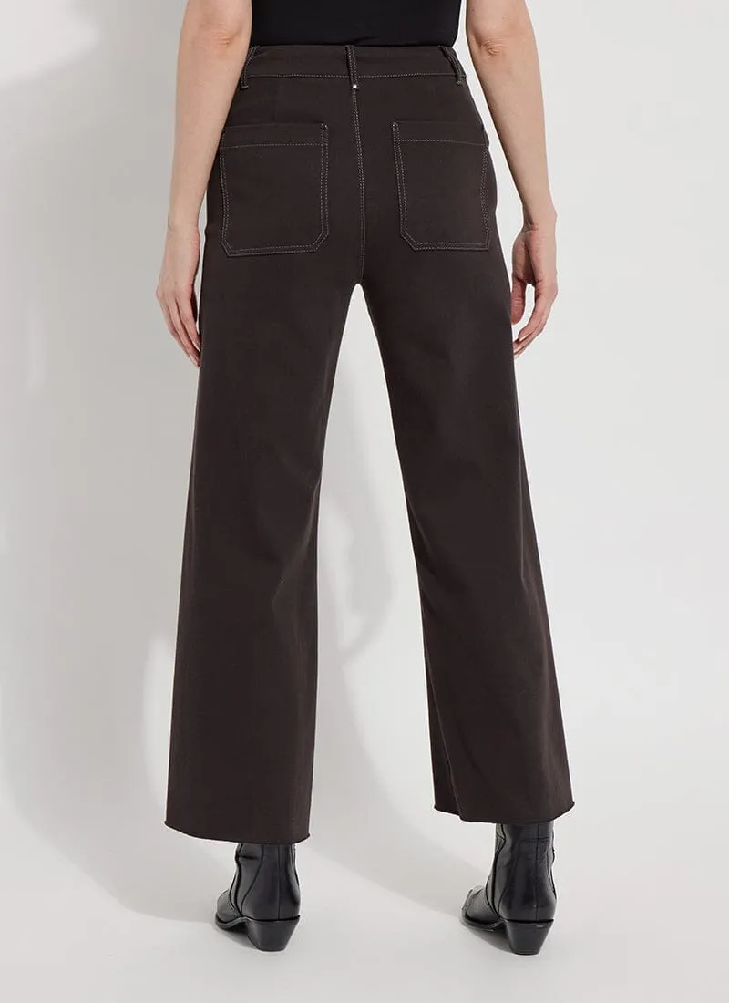 Erin Wide Leg Denim- Double Espresso (28" Inseam)