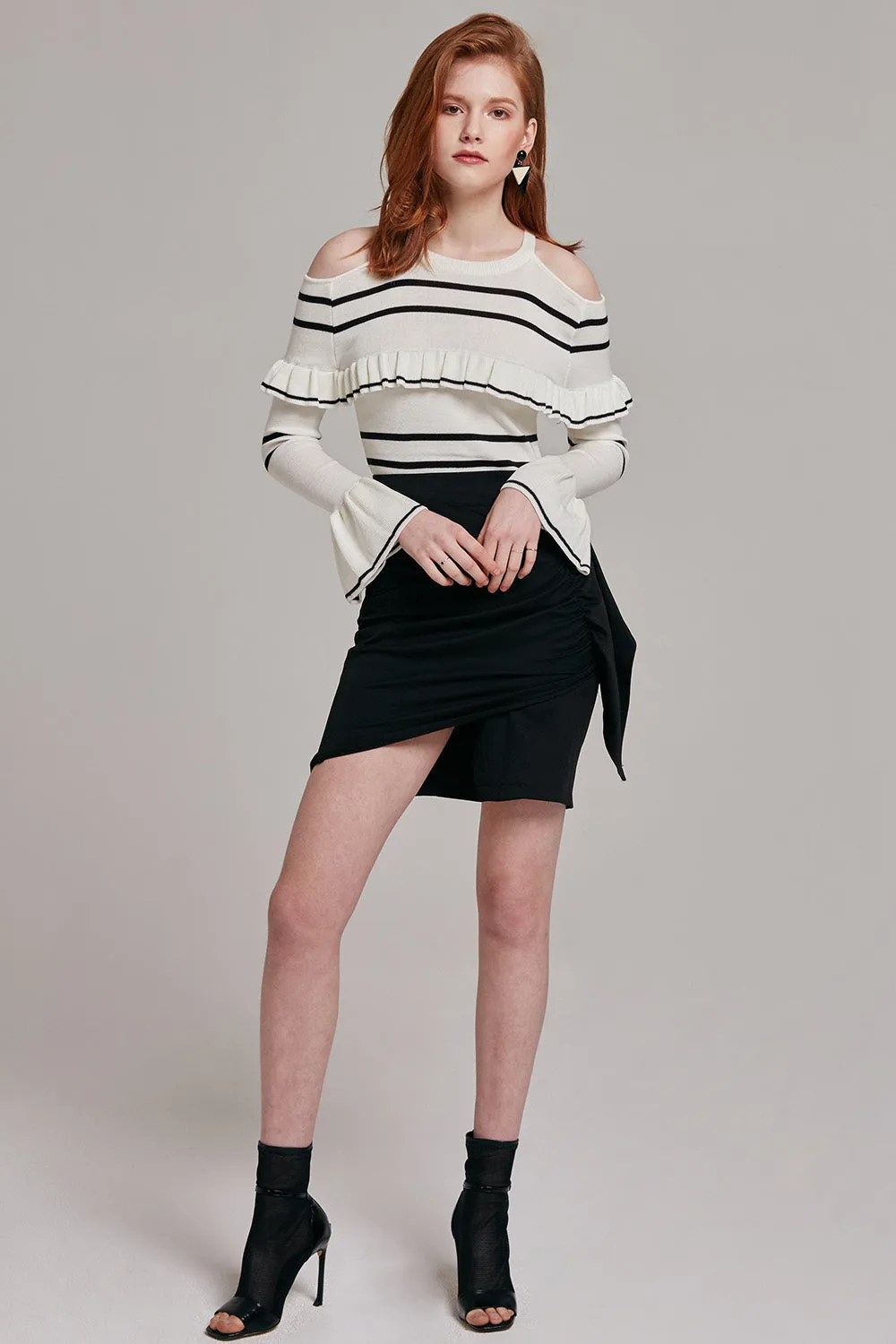 Evelyn Ruffle Mini Skirt