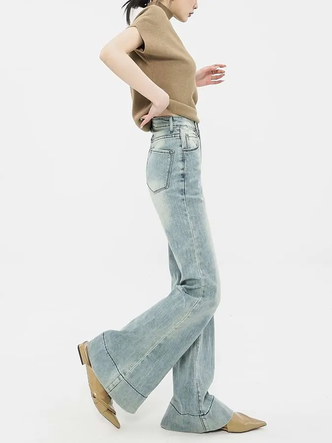 Faded Flare Jeans