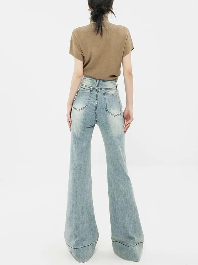 Faded Flare Jeans