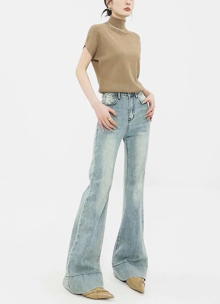 Faded Flare Jeans