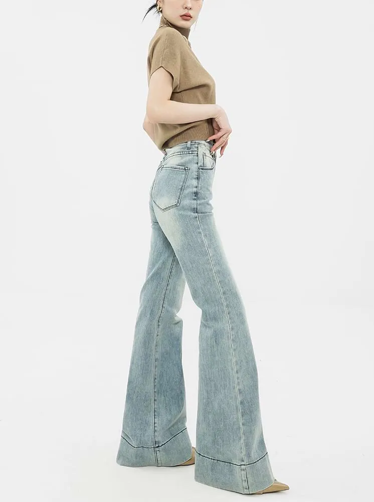 Faded Flare Jeans