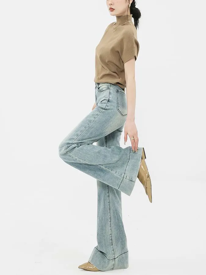 Faded Flare Jeans